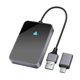 SALCAR Android Auto Wireless Adapter 2025 – Kabelloser USB-C/A Dongle, 5.8 GHz WiFi, kompatibel mit Android 11+ für kabelloses Android Auto